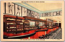 Baltimore Maryland MD, Sportsman Bar, Mt. Royal and Union Station, Postcard picture