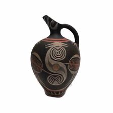Minoan Clay Pottery Painted Design Pitcher picture