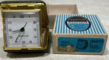 ANTIQUE Vintage Westclox Shell Wound UpAlarm Table Desk Travel Clock Old 44224 picture