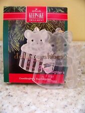Hallmark 1990 Granddaughter's First Christmas Acrylic Ornament picture