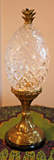 MAITLAND SMITH Neoclassical bronze crystal pineapple centerpiece CIRCA 1960s picture