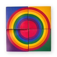 RARE Rainbow Novelty Vtg Matchbook NOS - SET OF 4 - made in Japan,  picture