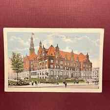 St Louis MO-Missouri  Antique Vintage Souvenir Postcard City Hall  D13 picture