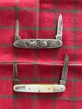 Two Antique A.W. Wadsworth & Son Germany Pocket knives picture