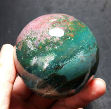 RARE 398 G 67MM Natural  Polished Ocean Jasper CRYSTAL SPHERE BALL T21 picture