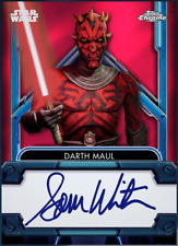 2022 Topps Star Wars Chrome Legacy Signature SAM WITWER as DARTH MAUL Digital picture