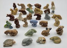 Wade Whimsies ANIMALS MINIATURES Multi Colors Mini Ceramic Figures Lot of 32 picture