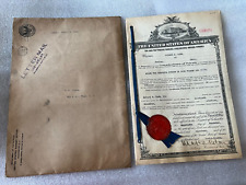 ORIGINAL 1919 USA Patent Certificate/Specs~Illustrated MOLDS -Window, Door, Trim picture
