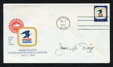 James B. Tapp d2014 signed autograph auto First Day Cover WWII ACE USAF picture