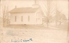 RPPC Bushkill Church Pennsylvania c1910 Velox Photo Postcard picture