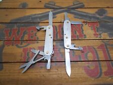 Lot of 2 Victorinox Swiss Army Knives Climber & Tinker No Scales picture