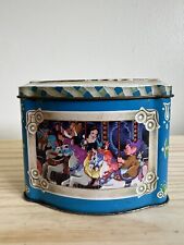 Vintage Disney Candy Tin 1985 England Mickey Mouse Minnie Donald Snow White picture