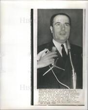1965 Press Photo Francois Mitterand, France president - dfpb30115 picture