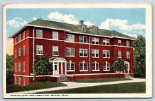 Original Old Vintage Outdoor Postcard King College Dormitory Bristol Tennessee picture