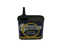 1948 Vintage Lock Ease Empty Advertising Tin Can American Grease Stick Co. P7 picture