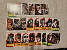 Topps You'll Die Laughing Complete 22 Sticker Set 1980 picture