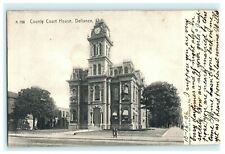 1906 County Court House Defiance Ohio Vintage Postcard UDB  picture
