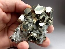 Brilliant Golden Pyrite Crystal Specimen from Peru with Unusual Form picture