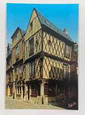 Old Mans The House of the Pillar in Les Cles Sarthe France Postcard picture