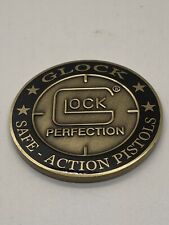 Glock Inspired Pistol Thin Blue Line Challenge Coin picture