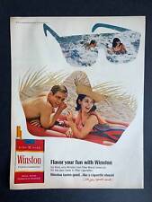 Vintage 1967 Winston Cigarettes Print Ad picture