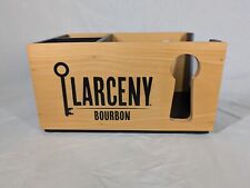 New Larceny Bourbon Bar Wood Napkin Holder Bar Memorabilia In Original Box picture
