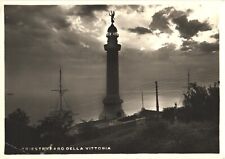Magnificent View of Vittoria Light at Nightfall, Trieste, Italy Postcard picture