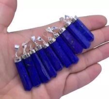 10-Pcs Best Quality Blue Color Pendants,Lapis Crystals,Healing Stone picture