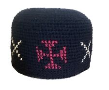 Orthodox Christian hand knitted wool  hat Georgian traditional embroidery picture