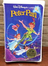 Walt Disney Vtg PETER PAN VHS #960 Black Diamond Classics SEALED UNOPENED 1990 picture