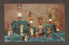 Old Vintage Postcard Native American Indian KACHINA DOLL COLLECTION picture