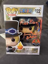 Sabo Funko Pop 922 One Piece Signed Johnny Yong Bosch COA picture