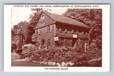 Northampton MA-Massachusetts, Wiggins Old Tavern & Hotel, Vintage Postcard picture