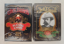 Vintage Pair Of NEW Sealed Jack Daniel's Old No. 7 Hoyle Playing Cards Ohio Made picture