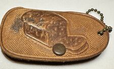 Vintage Goshen Indiana Dutch Maid Bakery Bread Food Advertising Leather Keychain picture