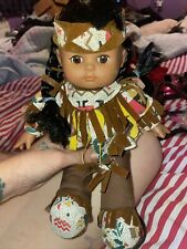 Vintage Native American Indian Doll  Moving Eyelids GI-GO Toys picture