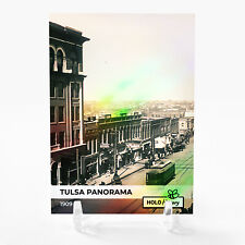 TULSA PANORAMA Tulsa Card 2023 GleeBeeCo Holo History 1909 #TL19 Oklahoma picture