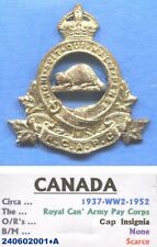 O/R's Cap Badge • Canada • R.C.Army Pay Corps• WWII-1952 • 240531001•D picture