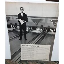 1968 AMF Bowling Army ROTC Jay Roelof Original Vintage Print Ad picture