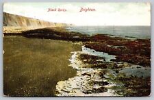 Brighton Great Britain Black Rocks Scenic Coastal Landmark DB UNP Postcard picture