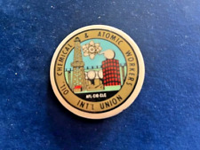 Vtg International Oil/Chemical/Atomic AFL/CIO Workers Union - Pinback Button 2