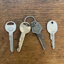 Vintage Set of Automotive Keys Set of 4 GM & Chrysler picture