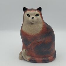 Katy's Country Charm Ceramic Cat By Karen Made in USA Signed picture