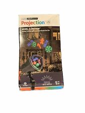 GEMMY LED Light Show Projection Plus Multi Color NORTH POLE NIB Whirl Of Motion  picture