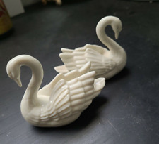 A Set of 2 Lenox Bone China Swan Place card holder picture
