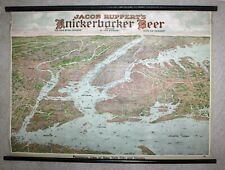 RARE  1912 Jacob Rupert Knickerbocker Beer Map of New YorK City Area picture
