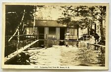 Swimming Pool. Twin Mt. House. New Hampshire, NH Real Photo Postcard. RPPC. picture