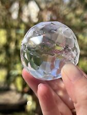 Clear Quartz Hand Faceted Large Crystal Ball AAA+ 45mm Diameter Freestanding 9 picture