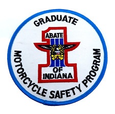 ABATE OF INDIANA Motorcycle Safety Program Graduate Patch picture