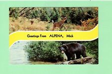 Michigan - Greetings from Alpena Unused Postcard - Dexter Press picture
